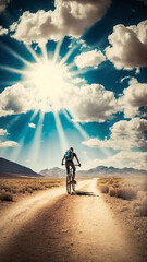 Fototapeta premium Sport, health, play, players, popular, power of sport, cycling, bicycling, bicycle, speed