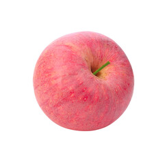 Fuji apple on transparent png..