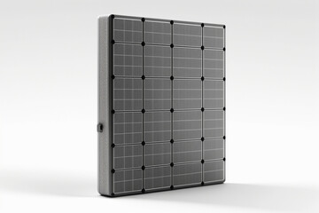 A solar panel isolated on a white background