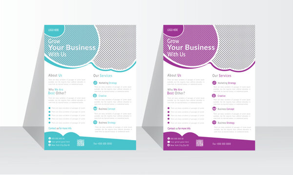Modern Business flyer design and clean business flyer  templates
