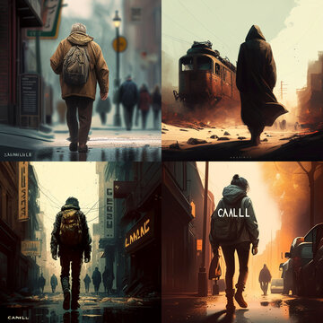 Camle on walking