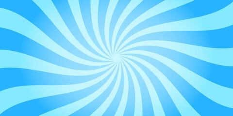 Abstract soft light Blue rays background. Sunlight narrow vertical abstract background. Powder blue and white color burst background. Vector