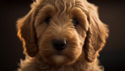 Fototapeta premium Labradoodle Generate Ai