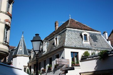 Historical old town of Colmar, France Alsace