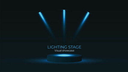 lighting stage Visual showcase