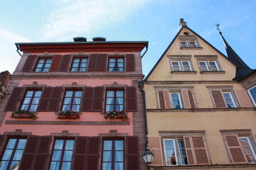 Historical old town of Colmar, France Alsace