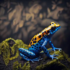 Obraz premium Poison dart frog. Generative AI