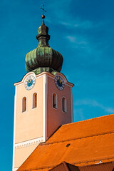 Church at Landau, Isar, Bavaria, Germany