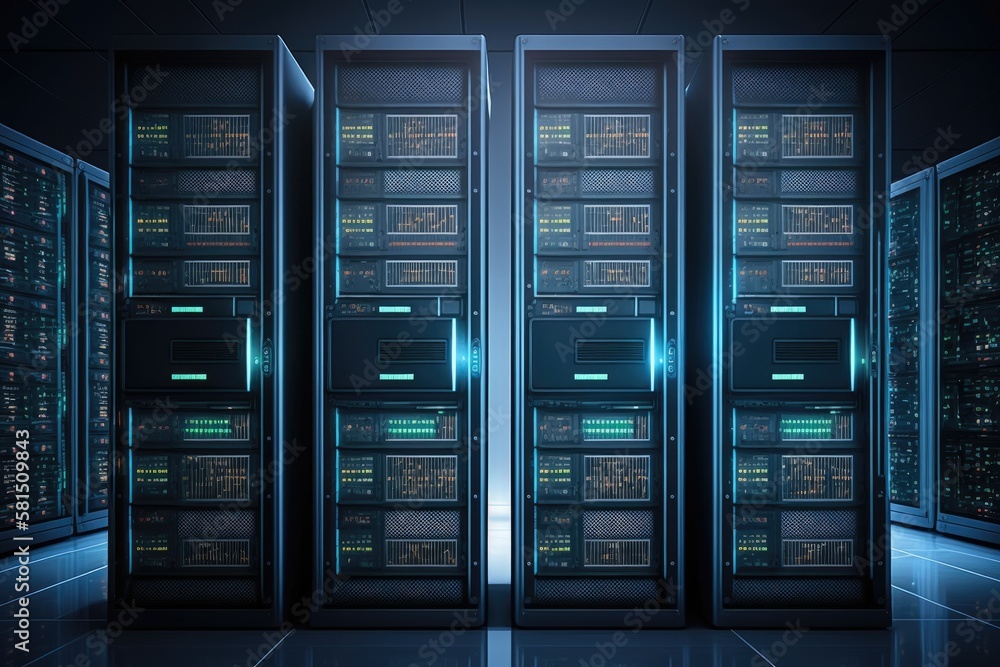 Poster servers for a network in a data room. generative ai