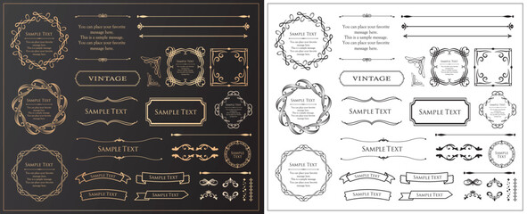 ラグジュアリーなフレームデザインコレクション