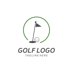 Golf Vector Logo Template. Golf Championship icon.