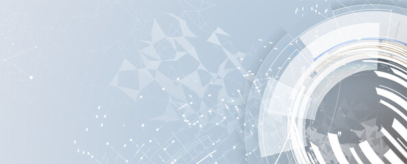 Obraz premium Quantum processing. Deep learning artificial intelligence. Future new technology for business or science presentation