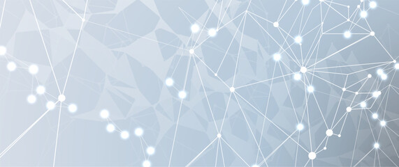 Quantum processing. Deep learning artificial intelligence. Future new technology  for business or science presentation