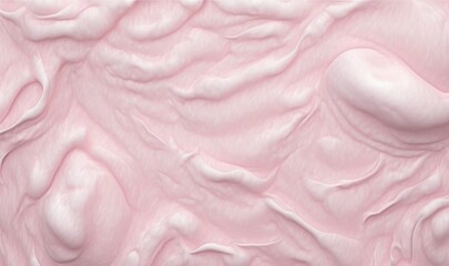  a close up of a pink and white surface with a lot of white paint on the top of the surface and the bottom of the surface.  generative ai