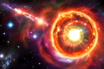 Obraz premium big universe explosion