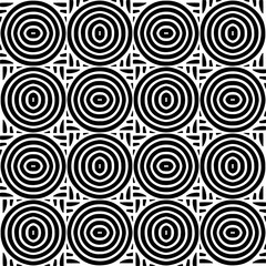 Vector monochrome pattern, Abstract texture for fabric print, card, table cloth, furniture, banner, cover, invitation, decoration, wrapping.seamless repeating pattern.Black and white color.