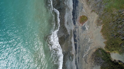 Discovering the Untouched Beauty of the Matazans Coastline: A Breathtaking Aerial View