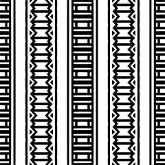 Vector monochrome pattern, Abstract texture for fabric print, card, table cloth, furniture, banner, cover, invitation, decoration, wrapping.seamless repeating pattern.Black and white color.