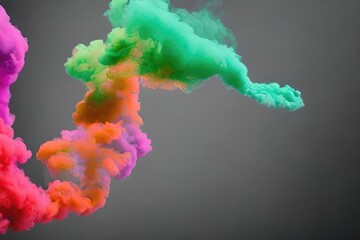 Colorful Paint Splash Texture in an Abstract Background