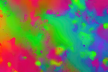 Colorful Paint Splash Texture in an Abstract Background