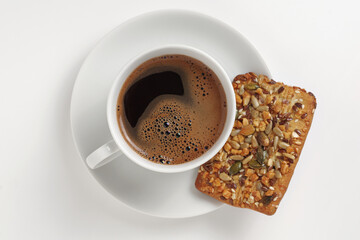 Cookies and cup of coffee