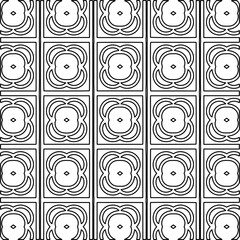 Stylish texture with figures from lines.Abstract geometric black and white pattern for web page, textures, card, poster, fabric, textile. Monochrome graphic repeating design. 