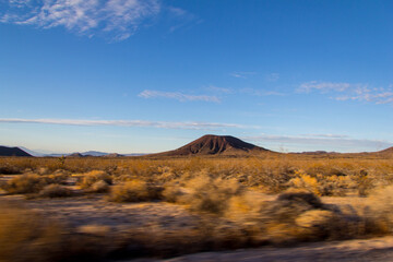 Area of volcanic activity in the Mojave Desert of California