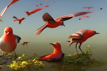 Stunning Birds in their Natural Habitat