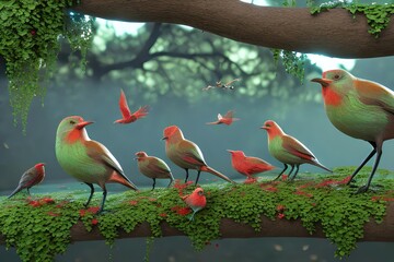 Stunning Birds in their Natural Habitat