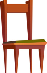 Furniture item in cartoon style