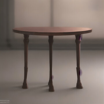 table on 3 legs generative ai