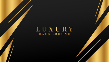 Black and gold luxury background.