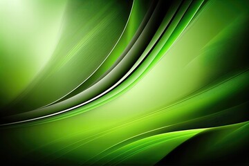Smooth abstract green background. Generative AI