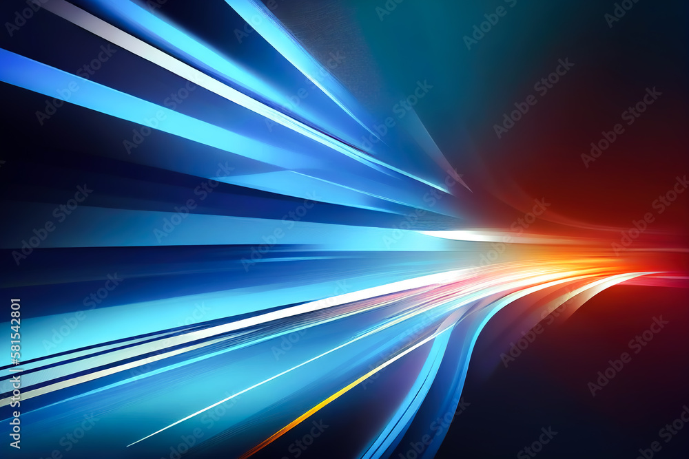 Poster dynamic abstract background. motion animation. generative ai