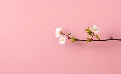Obraz na płótnie Canvas cherry blossom background, generative AI