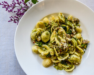 Pesto Orecchiette Pasta