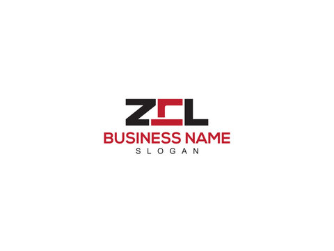 Letters ZCL Linked Logo, ZC zcl Vector Letter Logo
