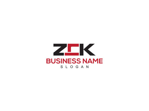 Professional ZCK Letter, ZC zck Monogram Logo Icon