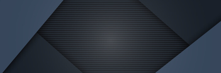 Abstract geometric overlap on black background with color combination