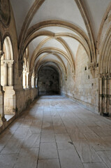 Fototapeta na wymiar Alcobaca, Portugal - july 3 2010 : the Alcobaca monastery