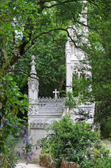 Portugal, the Regaleira palace garden in Sintra