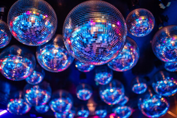 blue disco ball