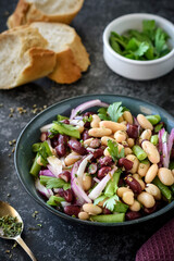 Prepared three beans salad - 581558815