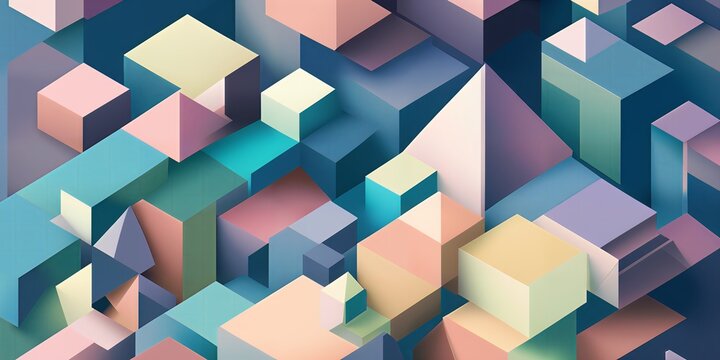 Geometric abstract wallpaper