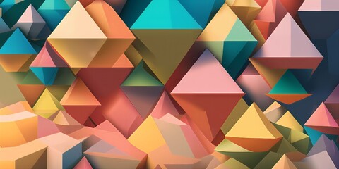 Obraz premium Geometric abstract wallpaper
