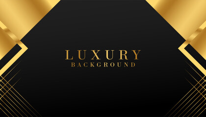Black and gold luxury background.