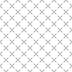 Black and white seamless pattern texture. Greyscale ornamental graphic design. Mosaic ornaments. Pattern template. Vector illustration. EPS10.
