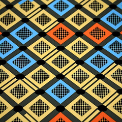 geometric seamless ornament. Simple monochrome geometrical texture with lines, squares, stripes, grid, repeat tiles. Abstract graphic checkered background. Abstract pattern. Fabric pattern. Square pat