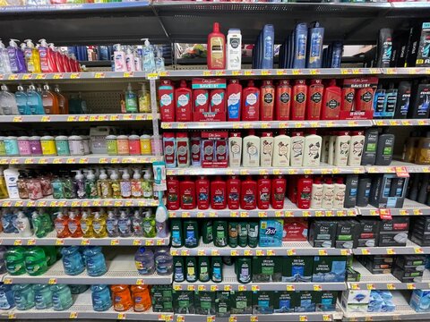 Walmart Store Interior Body Wash And Soaps