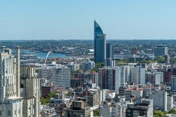 Montevideo, Uruguay urban skyline and cityscape